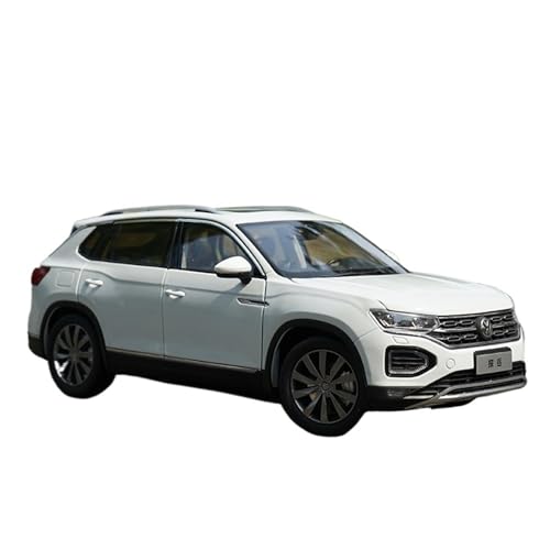 SYYANFEI Casting Car Modell 1:18 Für Volkswagen Tanyue TAYRON SUV Off-Road Legierung Statische Metall Fahrzeug Dekoration Geschenk Sammlung Display Spielzeugauto(White) von SYYANFEI