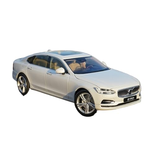 SYYANFEI Casting Car Modell 1:18 Für Volvo S90 Volvo S90 Luxuslimousine Spielzeugfahrzeuge, Sammlungsgeschenk Für Freunde Und Verwandte Spielzeugauto(White) von SYYANFEI