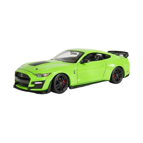 SYYANFEI Casting Car Modell 1:24 Für Ford 2020 Mustang Shelby GT500 Grün Statische Druckguss Fahrzeuge CollectibleHobbyist Junge Geschenk Spielzeugauto(Grün) von SYYANFEI