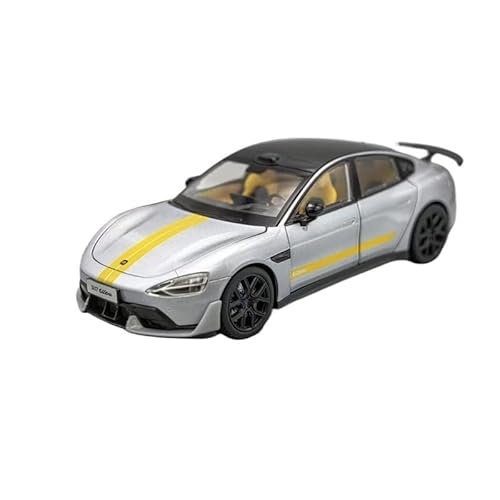 SYYANFEI Casting Car Modell 1:24 Für Msu7ultra Hobby Spiel Simulation Sound Und Licht Pull Back Legierung Rennwagen Modell Spielzeugauto(Gray) von SYYANFEI