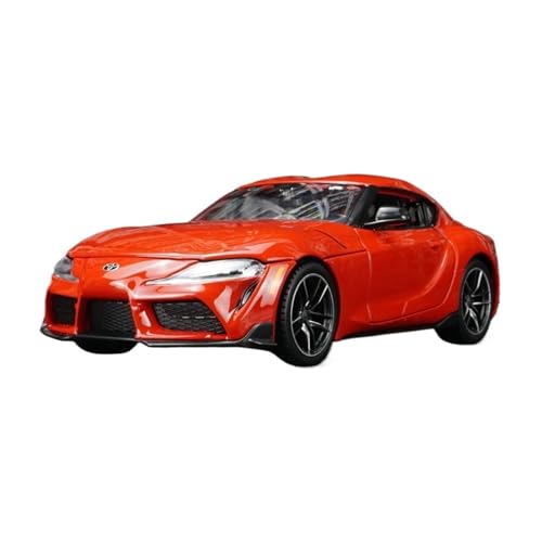SYYANFEI Casting Car Modell 1:24 Für Toyota GR Supra Rot Hobby Spiel Legierung Sportwagen Modell Kreatives Geschenk Für Jungen Sammlung Spielzeugauto(Rot) von SYYANFEI