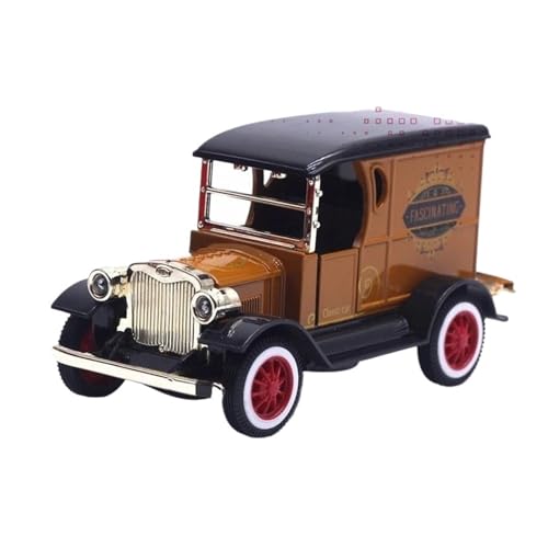 SYYANFEI Casting Car Modell 1:32 Ford Retro Legierung Auto Modell Junge Sammlung Spielzeug Metall Spielzeug Fahrzeuge Spielzeugauto(Curry) von SYYANFEI