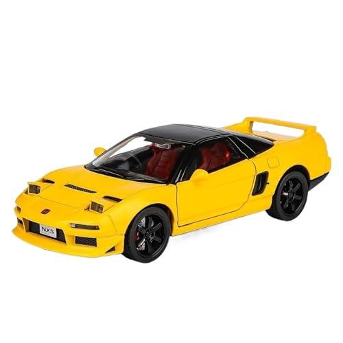 SYYANFEI Casting Car Modell 1:32 Für Acura NSX Legierung Sport Auto Modell Spielzeug Fahrzeuge Metall Jungen Urlaub Geschenke Spielzeugauto(Yellow) von SYYANFEI