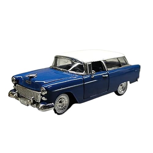 SYYANFEI Casting Car Modell 1:32 Für Klassische Chevrolet 1955 Blau Vintage Legierung Diecast Modell Auto Statische Sammler Memorial Hobby Spielzeug Geschenk Spielzeugauto von SYYANFEI