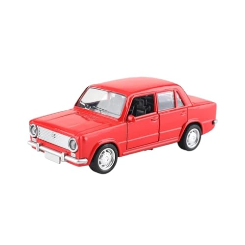 SYYANFEI Casting Car Modell 1:32 Für Legierung Diecast Lada Oldtimer-Modell Klassisches Pull Back Auto Spielzeug Für Jungen Liebhaber Kreativer Schmuck Spielzeugauto(Rot) von SYYANFEI