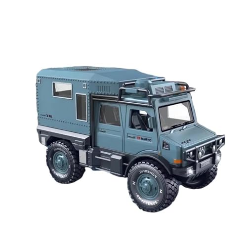 SYYANFEI Modellauto 1:32 Für Metall Wohnmobil Touring Modell Auto Off-Road Junge Spielzeug Sammlung Geschenk Enthusiasten Spielzeugauto(Blau) von SYYANFEI