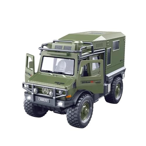 SYYANFEI Modellauto 1:32 Für Metall Wohnmobil Touring Modell Auto Off-Road Junge Spielzeug Sammlung Geschenk Enthusiasten Spielzeugauto(Grün) von SYYANFEI
