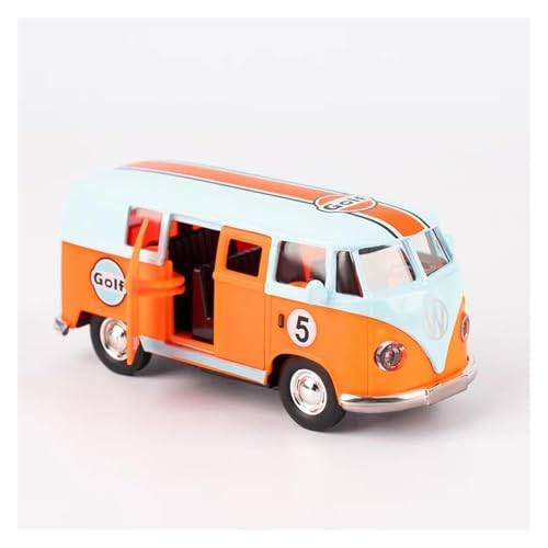 SYYANFEI Casting Car Modell 1:36 Für Bus Transporter Van Gulf Blau Legierung Modell Auto Für Volkswagen T1 Samba Spielzeug Spielzeugauto(Style 1) von SYYANFEI