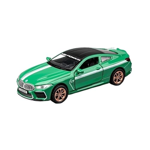 SYYANFEI Casting Car Modell 1:36 Für M8 Legierung Auto Modell Simulation Tür Pull Back Junge Metall Spielzeug Fahrzeuge Sammlung Ornament Spielzeugauto(Grün) von SYYANFEI