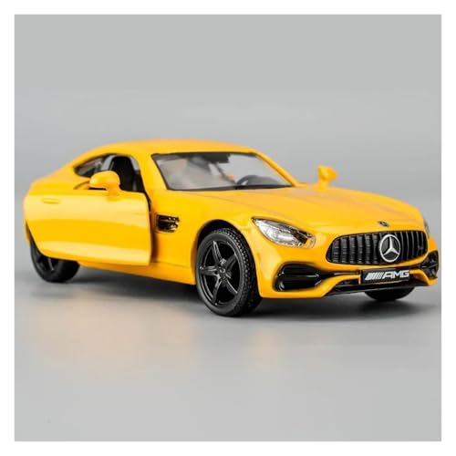 SYYANFEI Casting Car Modell 1:36 Für RMZCITY Benz GT Legierung Dynamische Fertig Modell Auto Hobby Sammeln Geschenke Spielzeugauto(Yellow) von SYYANFEI