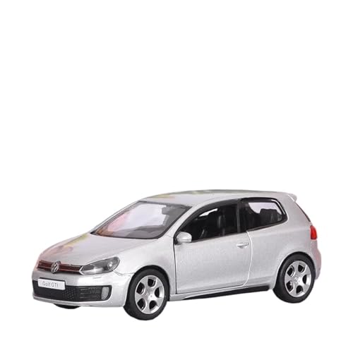 SYYANFEI Casting Car Modell 1:36 Für Volkswagen Golf 6 GTI Legierung Spielzeug Auto Diecast Vehice SUV Pull Zurück Türen Öffnende Spielzeugauto(Gray) von SYYANFEI