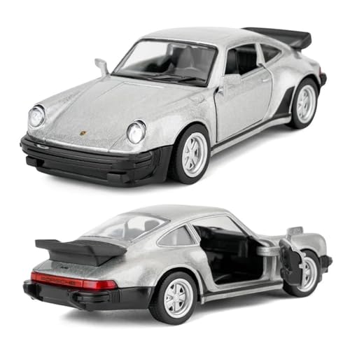 SYYANFEI Casting Car Modell 1:36 RMZCITY Porsche Legierung Modell Spielzeug Auto Pull Back Metall Sammlung Spielzeug Spielzeugauto(Gray) von SYYANFEI