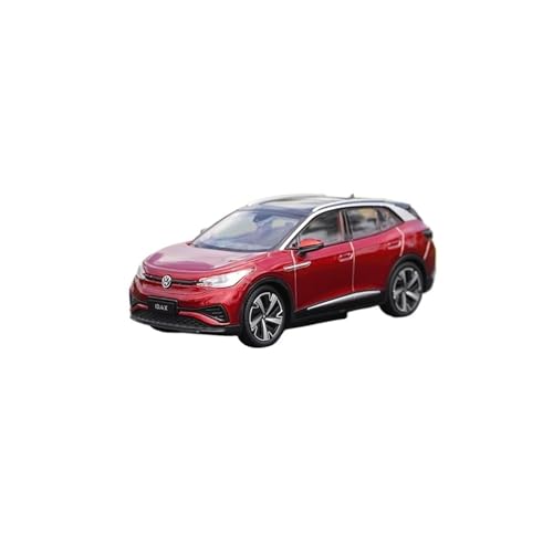 SYYANFEI Casting Car Modell 1:43 Für Volkswagen ID4X Spielzeug Figur Autos Metall Modell Auto Dekoration Display Geschenke Sammlung Spielzeugauto(Rot) von SYYANFEI