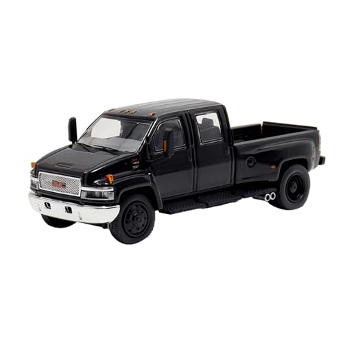 SYYANFEI Casting Car Modell 1:64 Chevrolet Legierung Offroad Pickup Truck Spielzeug Metall Fahrzeug Statische Ornament Spielzeug Sammlung Geschenk Spielzeugauto(Schwarz) von SYYANFEI