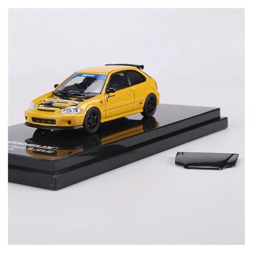 SYYANFEI Casting Car Modell 1:64 Für Civic Type R EK9 Legierung Spielzeugauto Modell Hobby Spielzeug Enthusiasten Sammlungen Spielzeugauto(White) von SYYANFEI