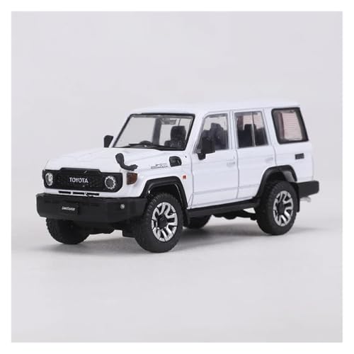 SYYANFEI Casting Car Modell 1:64 Für Land Cruiser LC76/LC70 SUV Legierung Spielzeugauto Modell Hobby Spielzeug Enthusiasten Sammlerstücke Spielzeugauto(White) von SYYANFEI