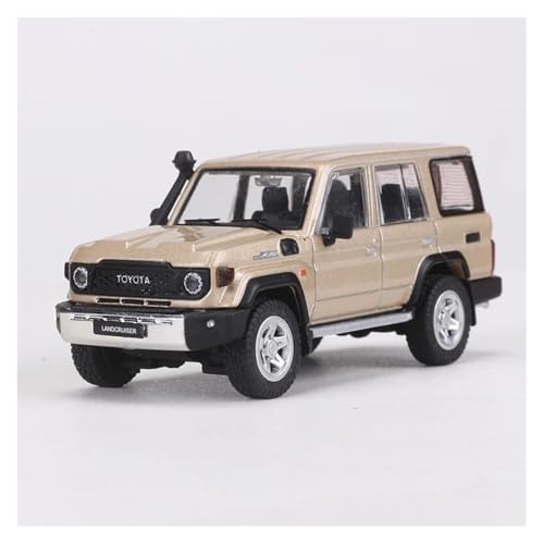 SYYANFEI Casting Car Modell 1:64 Für Land Cruiser LC76/LC70 SUV Legierung Spielzeugauto Modell Hobby Spielzeug Enthusiasten Sammlerstücke Spielzeugauto(Yellow) von SYYANFEI