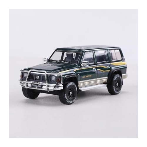SYYANFEI Casting Car Modell 1:64 Für Patrol Y60 Alloy Model Car Unbegrenzte Kreativität Realistische Details Für Abenteuerspiele - Offroad-Spaß Spielzeugauto(Grün) von SYYANFEI
