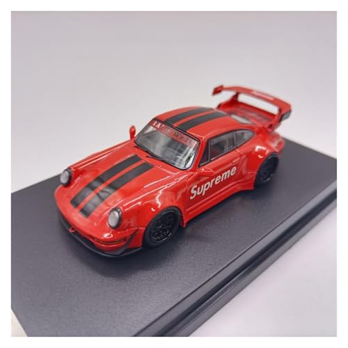 SYYANFEI Casting Car Modell 1:64 Für Porsche RWB 964 Legierung Druckguss Auto Metall Rennwagen Sportwagen Junge Fan Geschenk Spielzeugauto(Rot) von SYYANFEI