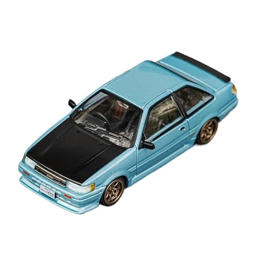 SYYANFEI Casting Car Modell 1:64 Für Simulation AE86 Statische Legierung Spielzeug Auto Modell Sammeln Spielzeug Spielzeugauto(Blau) von SYYANFEI
