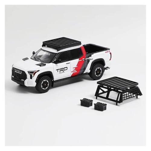 SYYANFEI Casting Car Modell 1:64 Für Tundra Legierung Pickup Modell LKW Weiß Schwarz Hobby Spielzeug Enthusiasten Sammlerstücke Spielzeugauto(Style 1) von SYYANFEI
