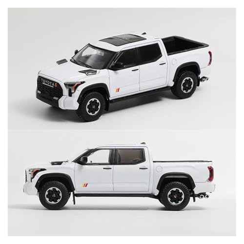 SYYANFEI Casting Car Modell 1:64 Für Tundra Legierung Pickup Modell LKW Weiß Schwarz Hobby Spielzeug Enthusiasten Sammlerstücke Spielzeugauto(Style 4) von SYYANFEI