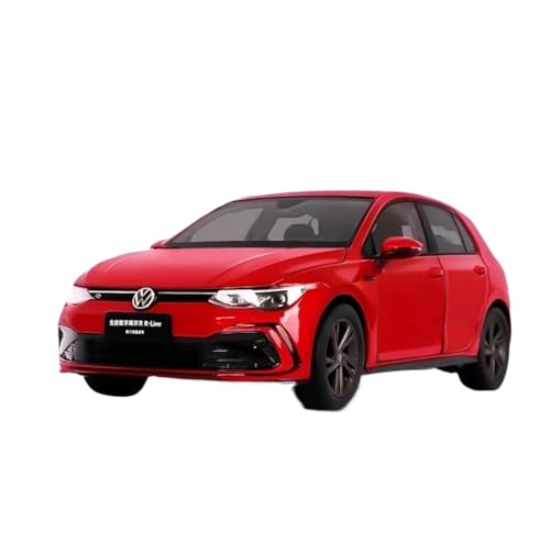 SYYANFEI Casting Car Modell Druckguss 1:18 Für Maßstab Golf 8 Simulation Legierung Statische Auto Modell Fans Sammlung Hause Dekoration Metall Ornamente Spielzeugauto(Rot) von SYYANFEI