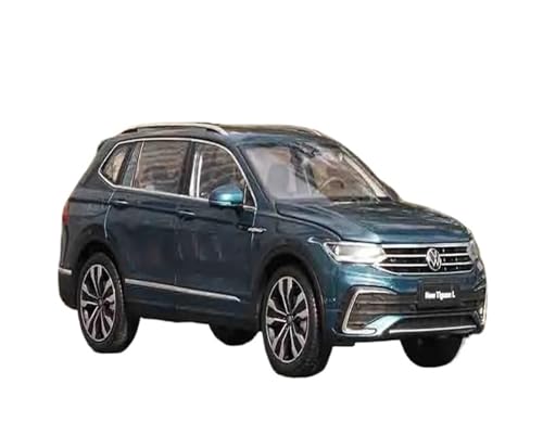 SYYANFEI Casting Car Modell Druckguss 1:18 Für Maßstab TIGUAN L 2022 Simuliertes Automodell Aus Legierung Fan-Sammlung Display Home Dfore Dekoration Metallornamente Spielzeugauto(Blau) von SYYANFEI