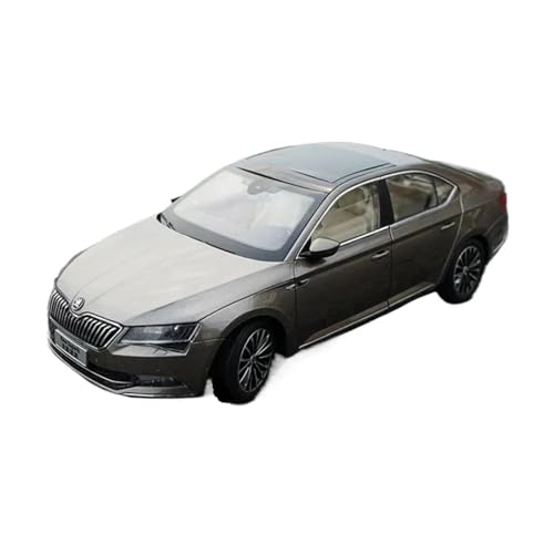 SYYANFEI Casting Car Modell Druckguss 1:18 Für Skoda Superb Simulation Statisches Automodell Aus Legierung Fans Sammlung Heimdekoration Metallornamente Spielzeugauto(Gray) von SYYANFEI