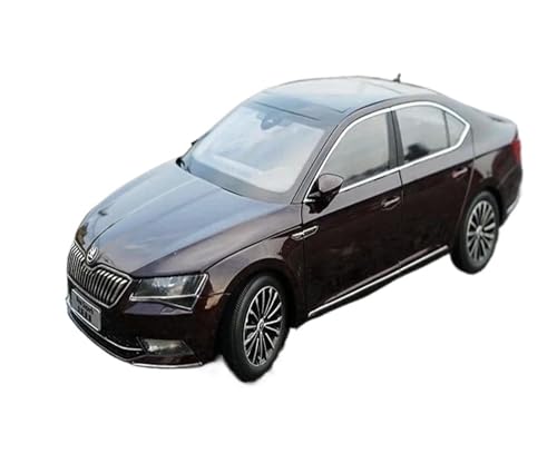 SYYANFEI Casting Car Modell Druckguss 1:18 Für Skoda Superb Simulation Statisches Automodell Aus Legierung Fans Sammlung Heimdekoration Metallornamente Spielzeugauto(Schwarz) von SYYANFEI