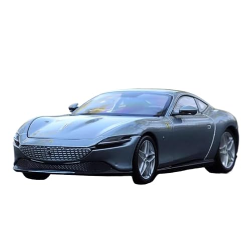 SYYANFEI Casting Car Modell Druckguss 1:24 Für Maßstab Ferrari Roma Simulation Legierung Automodell Fan-Kollektion Home Dekoration Metallornamente Spielzeugauto(Gray) von SYYANFEI
