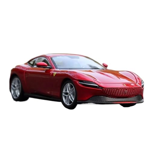 SYYANFEI Casting Car Modell Druckguss 1:24 Für Maßstab Ferrari Roma Simulation Legierung Automodell Fan-Kollektion Home Dekoration Metallornamente Spielzeugauto(Rot) von SYYANFEI