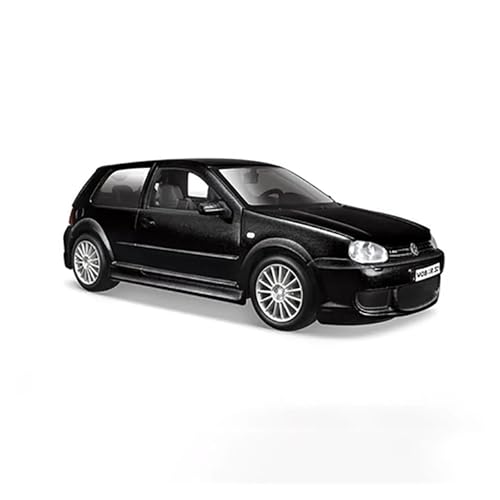 SYYANFEI Casting Car Modell Druckguss 1:24 Für Maßstab Volkswagen Golf Ra35 Simulation Legierung Auto Modell Fan Sammlung Display Home Dekoration Mforetal Ornamente Spielzeugauto(Schwarz) von SYYANFEI