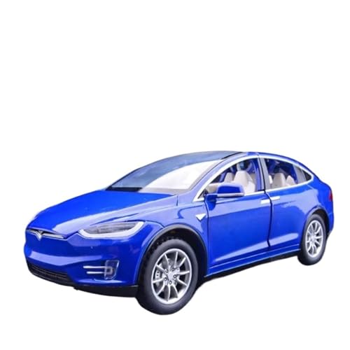 SYYANFEI Casting Car Modell Druckguss 1:24 Für ScaleTesla Modell X Legierung Metall Spielzeug Fahrzeuge Auto Modell Simulation Sammlung Sound Licht Spielzeug Geschenk Spielzeugauto(Rot) von SYYANFEI