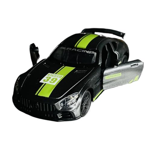 SYYANFEI Casting Car Modell Für Legierung Miniatur Legierung Sport Auto Modell Spielzeug Geschenk Kuchen Dekoration Spielzeugauto(Schwarz) von SYYANFEI