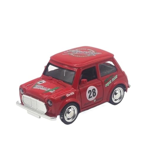 SYYANFEI Casting Car Modell Für Miniatur-Legierungsmodell Druckguss-Spielzeugauto Party Ornament Geschenk Spielzeugauto(Rot) von SYYANFEI