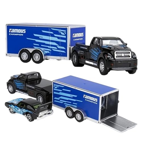 SYYANFEI Casting Car Modell Für Miniatur-Nachbildung Eines City-Lastenanhängers Aus Legierung, Spielzeugauto Mit Retro-Feder Für Spielzimmer Und Outdoor-Spaß Spielzeugauto(Style 1) von SYYANFEI