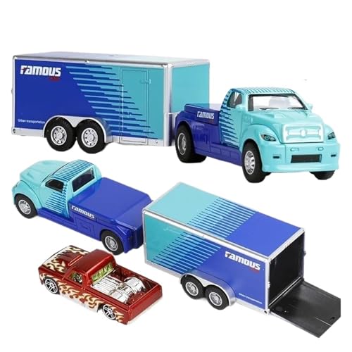 SYYANFEI Casting Car Modell Für Miniatur-Nachbildung Eines City-Lastenanhängers Aus Legierung, Spielzeugauto Mit Retro-Feder Für Spielzimmer Und Outdoor-Spaß Spielzeugauto(Style 2) von SYYANFEI