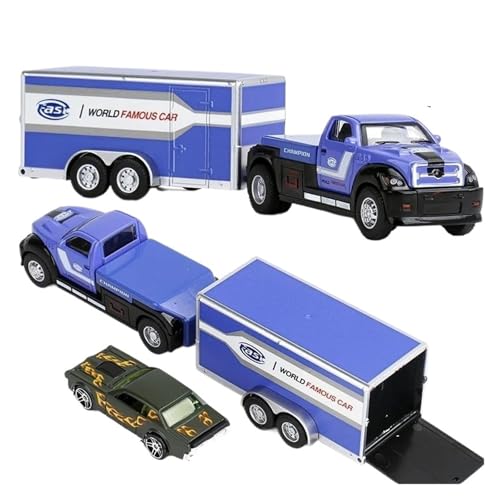 SYYANFEI Casting Car Modell Für Miniatur-Nachbildung Eines City-Lastenanhängers Aus Legierung, Spielzeugauto Mit Retro-Feder Für Spielzimmer Und Outdoor-Spaß Spielzeugauto(Style 3) von SYYANFEI