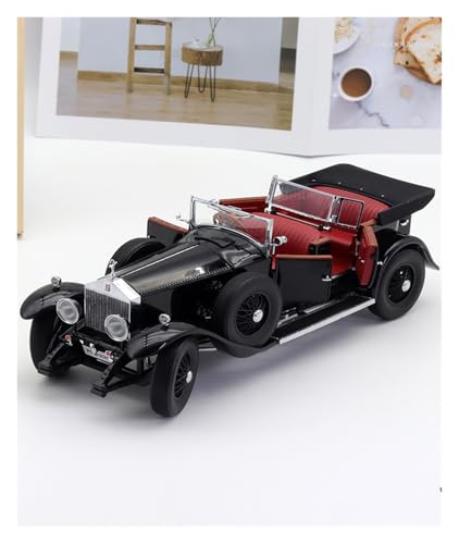SYYANFEI Casting Car Modell Rolls-Royce Phantom 1:18 Für Sechs Generationen Von Legierung Retro-Klassiker Harz Auto Metall Spielzeugauto(Schwarz) von SYYANFEI