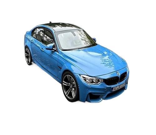 SYYANFEI Guss Auto Modell Maßstab 1:18 Für BMW M3 Fünfte Generation F80 Legierung Automodell Limousine An Einen Freund Sammlung Von Geburtstagsgeschenken Fahrzeuge spielzeugauto(Blau) von SYYANFEI