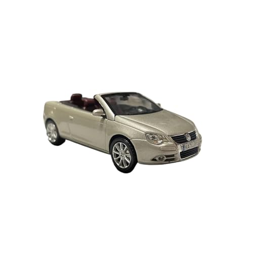 SYYANFEI Guss Auto Modell Maßstab 1:43 Für Volkswagen EOS 2006 Cabrio Sports Edition Metall Auto Modell Fan Sammlung Display Fahrzeuge spielzeugauto von SYYANFEI
