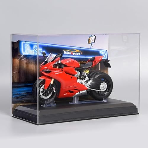 SYYANFEI Mini Alloy Motorrad Model 1:12 Für Ducati 1199 Alloy Diecast Motorradmodell Sammlerstücke Hobby Ornamente Freunde Druckguss-Nachbildung(Red-D) von SYYANFEI