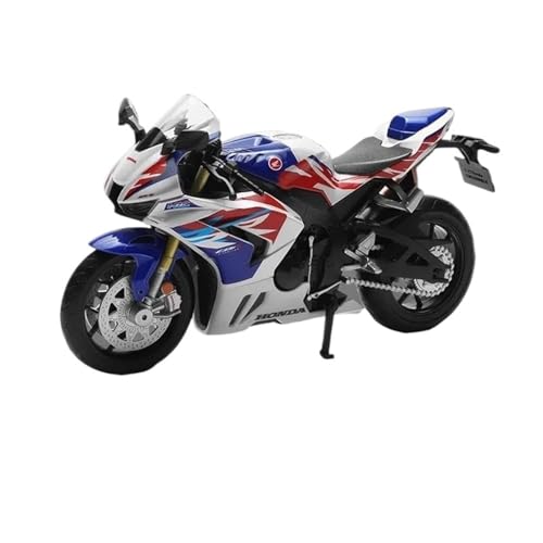 SYYANFEI Mini Alloy Motorrad Model 1:12 Für Honda 1000RR Motorrad Spielzeug Legierung Diecast Modell Sammeln Hobby Modell Computer Desktop Ornamente Druckguss-Nachbildung(White) von SYYANFEI