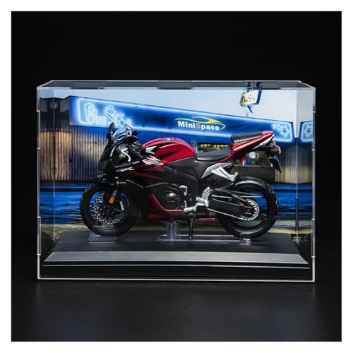 SYYANFEI Mini Alloy Motorrad Model 1:12 Für Honda CBR600RR Motorsport Motorrad Modell Metall Fahrzeug Statische Display Sammlung Geschenk Druckguss-Nachbildung(Black-C) von SYYANFEI