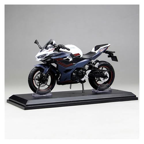 SYYANFEI Mini Alloy Motorrad Model 1:12 Für Kawasaki 400 Legierung Casting Motorrad Modell Spielzeug Auto Sammlung Erwachsene Jungen Geschenk Druckguss-Nachbildung(Gray) von SYYANFEI