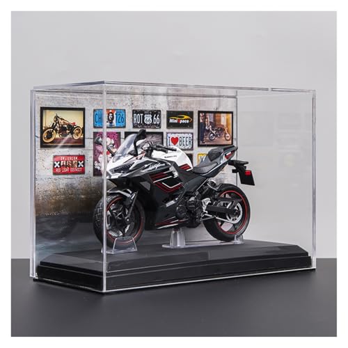SYYANFEI Mini Alloy Motorrad Model 1:12 Für Kawasaki 400 Modell Motorrad Spielzeug Legierung Diecast Auto Hobby Desktop Ornament Geschenk Druckguss-Nachbildung(Black-A) von SYYANFEI