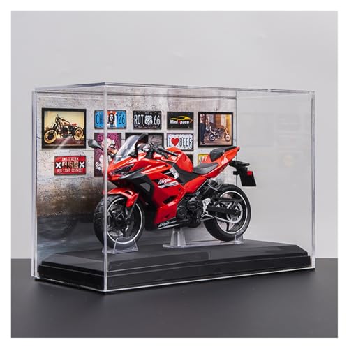 SYYANFEI Mini Alloy Motorrad Model 1:12 Für Kawasaki 400 Modell Motorrad Spielzeug Legierung Diecast Auto Hobby Desktop Ornament Geschenk Druckguss-Nachbildung(Red-B) von SYYANFEI