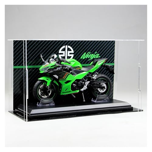 SYYANFEI Mini Alloy Motorrad Model 1:12 Für Kawasaki Ninja 400 Legierung Motorrad Diecast Modell Miniatur Spielzeug Auto Sammlung Dekoration Geschenk Druckguss-Nachbildung(Grün) von SYYANFEI