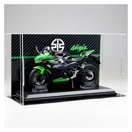 SYYANFEI Mini Alloy Motorrad Model 1:12 Für Kawasaki Ninja 400 Legierung Motorrad Diecast Modell Miniatur Spielzeug Auto Sammlung Dekoration Geschenk Druckguss-Nachbildung(Schwarz) von SYYANFEI